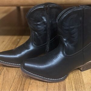 Roper Black Western Boots